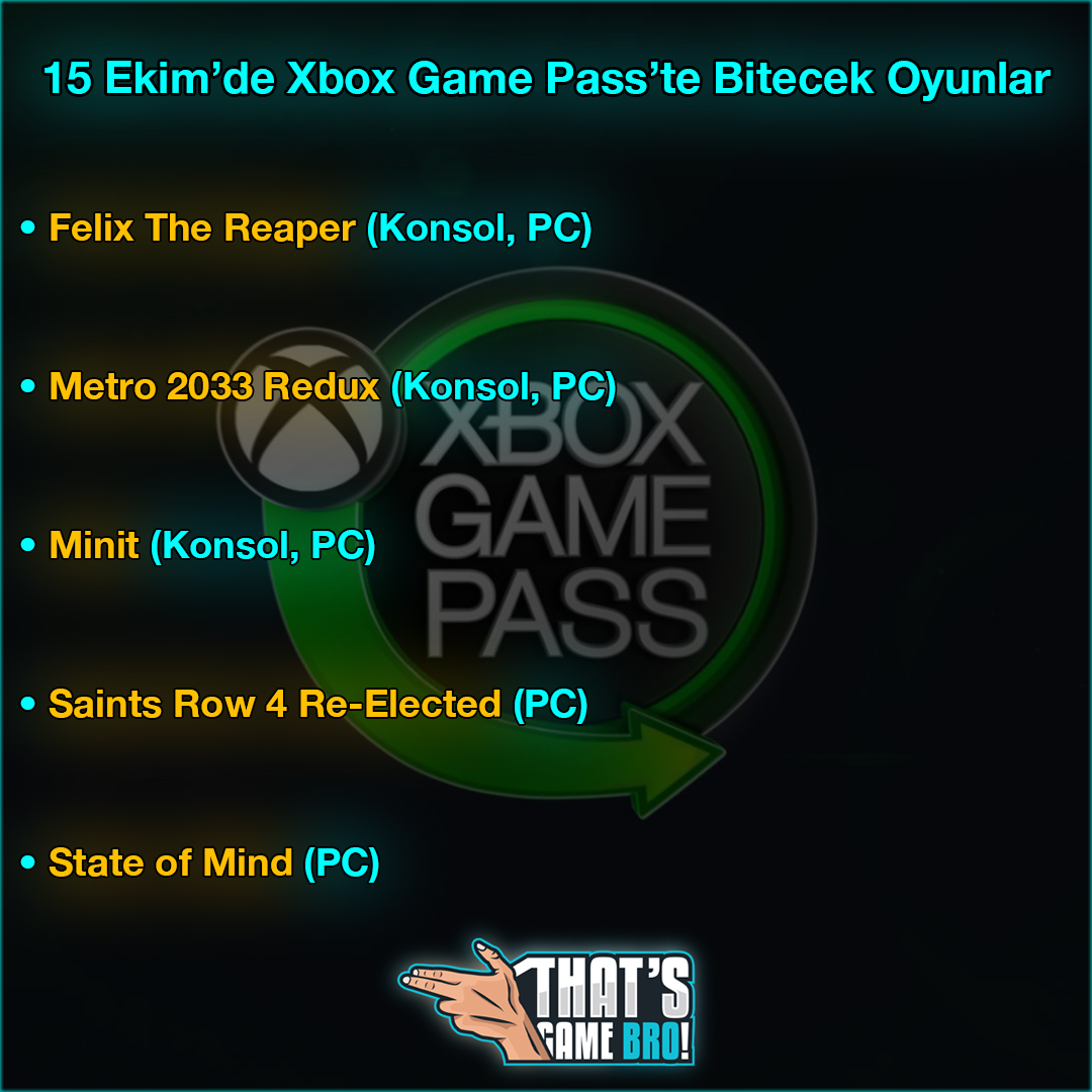 Xbox Game Pass'in Ekim ayı.

#XboxGamePass #Xbox