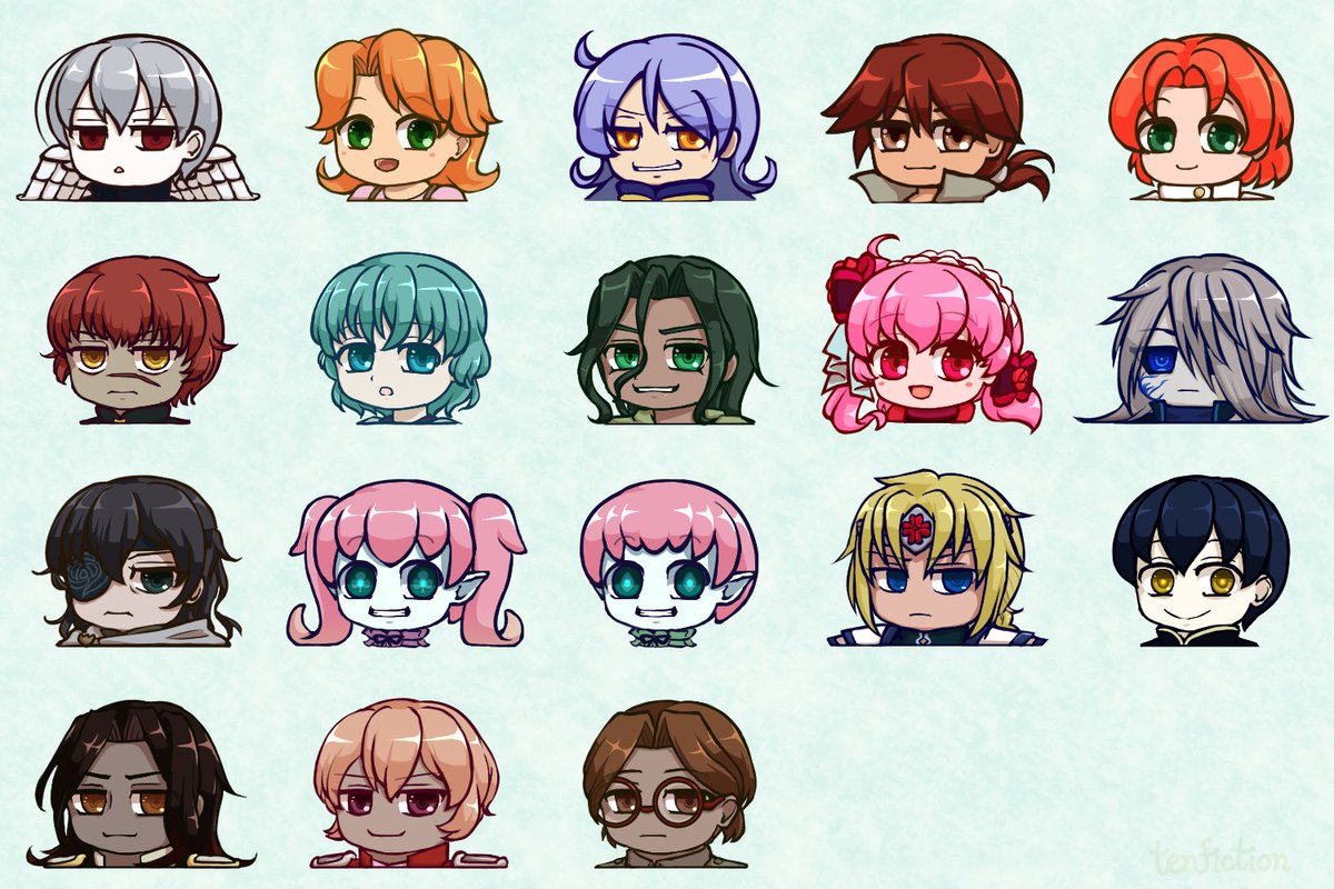 テンすき デフォルメ顔アイコンシリーズ進捗 創作 デフォルメ なんかこう振り向くと数が増えているタイプの怪異に見えてきたね テンすき デフォルメ顔アイコンシリーズ進捗 創作 デフォルメ なんかこう振り向くと数が増えているタイプの怪異に見えてきたね