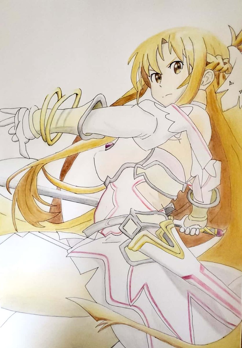 asuna93kt's tweet photo. #SAO #sao_anime  #アスナ #アスナ誕生祭 #アスナ誕生祭2020 #模写
アスナの誕生日！(*ﾟ▽ﾟﾉﾉﾞ☆ﾊﾟﾁﾊﾟﾁ 新規2作追加できた！
レベルアップわかるかな？
可愛いし 初めてちゃんとハマったアニメのヒロイン！かっこいいし可愛いし最高ありがとう
ｵﾒﾃﾞﾄｳ٩( ᐛ )و https://t.co/qup6ECy0RN