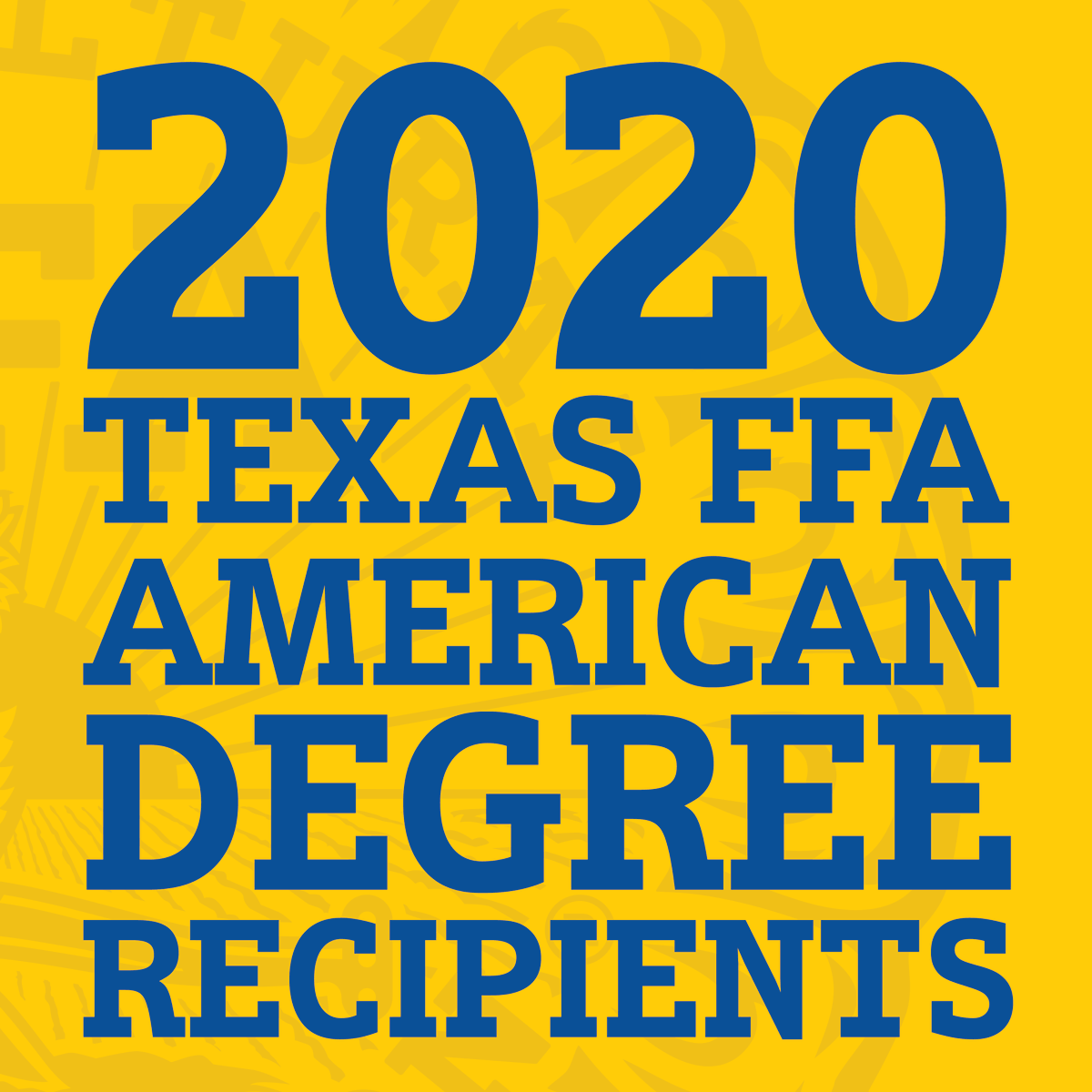 TexasFFA's tweet photo. Congratulations to our newest 229 American Degree recipients from #TexasFFA!

Read the full list at https://t.co/cL1KqKzrl9 https://t.co/k4OA43qfFp