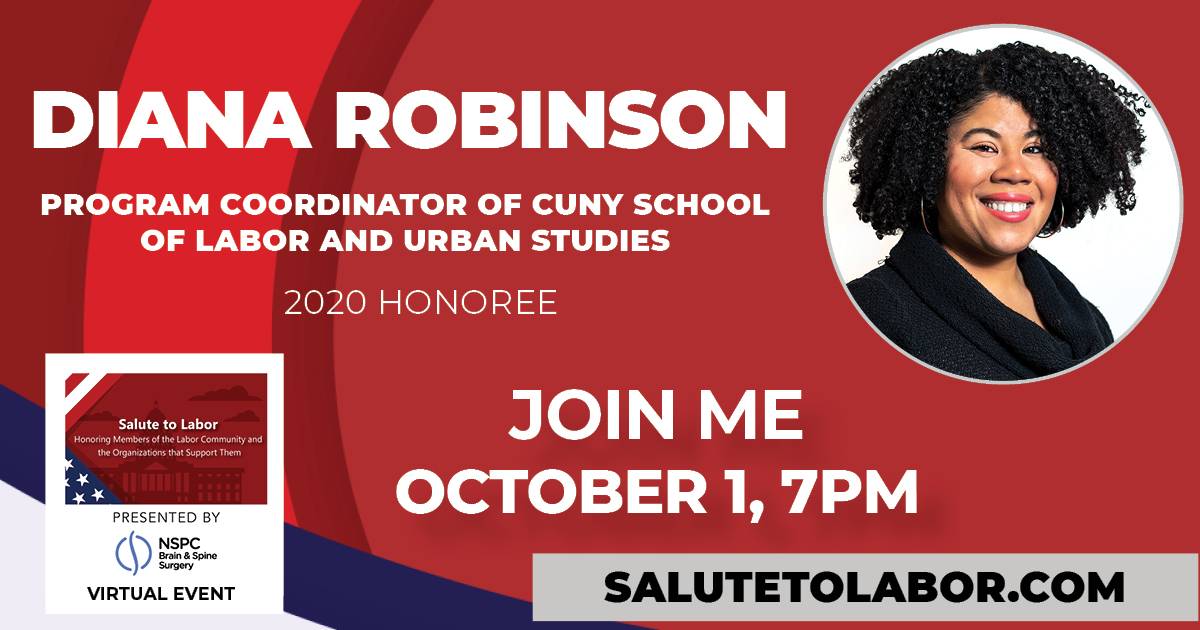 Join me on Oct 1st for the #SalutetoLabor! @CunySLU