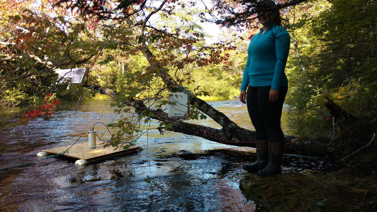 eosense's tweet photo. The catch of the day!
Another great floating #eosFD to measure #CO2 flux from a river here in NS - both up and downstream of a lime doser. @NSsalmon @Dal_ESnENVS @WaterStudies are investigating the potential for lime dosing to generate #carbon sequestration
@Campbellsci_CA https://t.co/GUz3WvqoFg