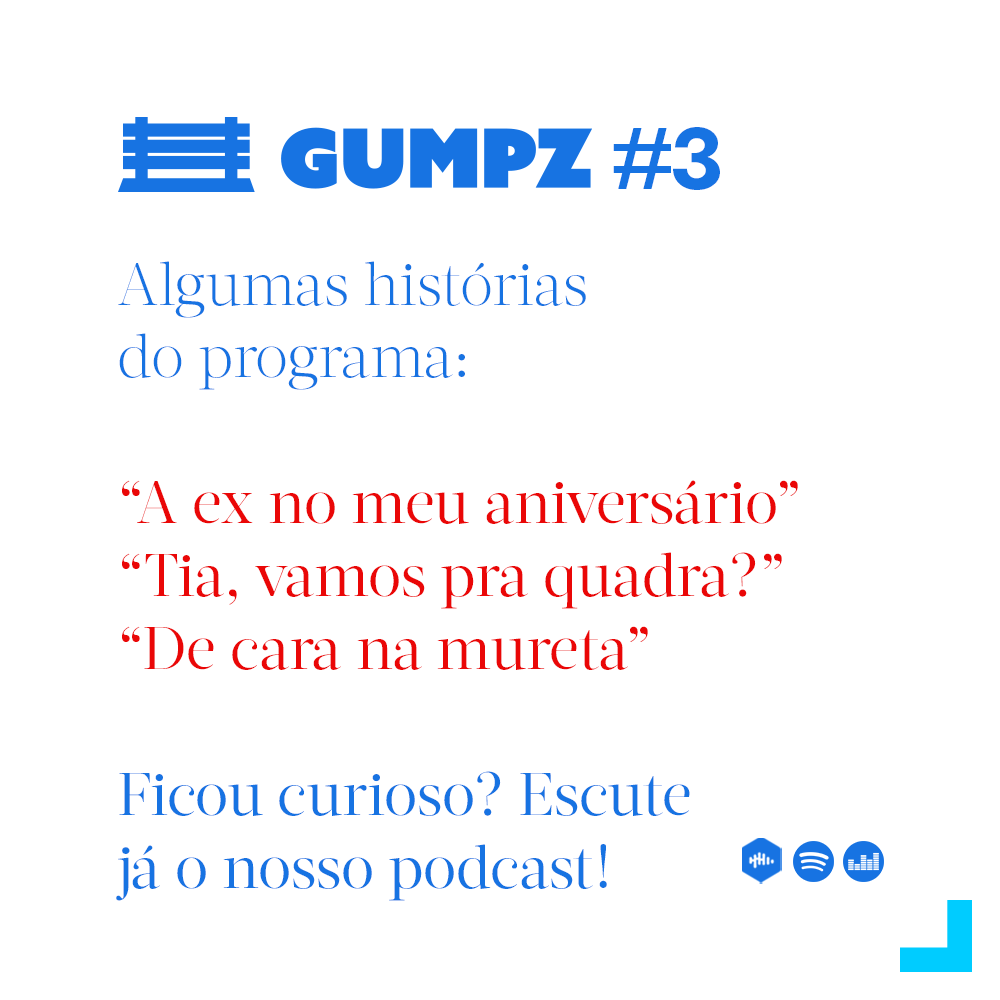 vernicmidia's tweet photo. Um aperitivo é o título que nós damos para algumas histórias que foram contadas no "GUMPZ #3: Histórias de aniversário e algumas de queda". Ficou curioso com algum título? O podcast já está disponível, pega o link aqui: 
https://t.co/NHoz90k96B https://t.co/yyujCSOoso