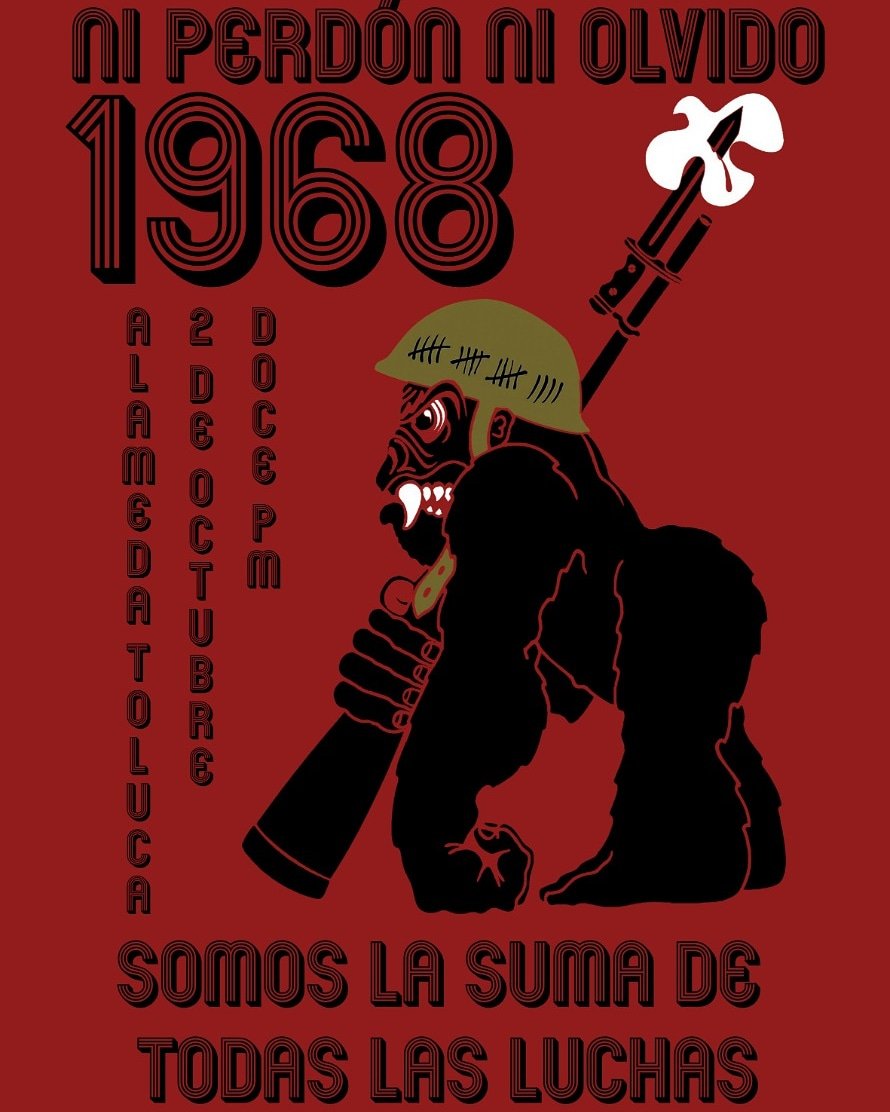 DesterradxsF's tweet photo. #NiPerdonNiOlvido Hacemos un llamado a toda la comunidad para seguir recordando y luchando por todxs a los que nos arrancaron en cuerpo, pero que seguirán vivxs mientras estemos aquí gritando e incomodando
VIERNES #2OCTUBRE estaremos en la alameda central desde las 12 del día https://t.co/vMSceKzZ24