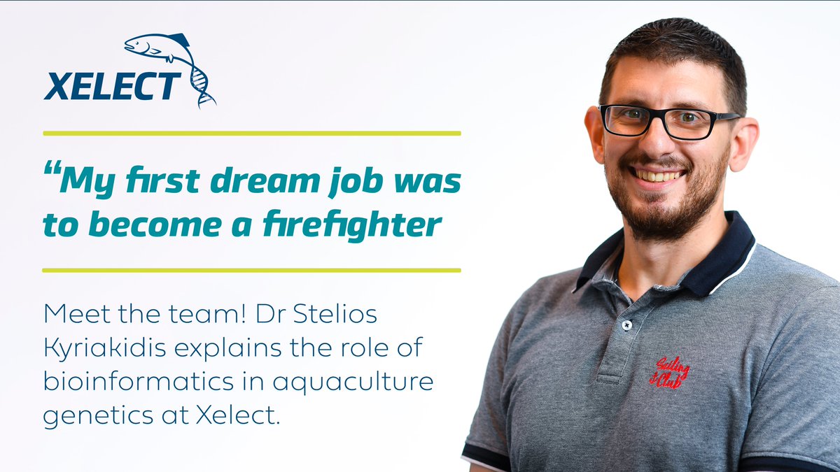 Over the next few months we'll be introducing some of the specialists from the Xelect team. First up is our in-house bioinformatician Dr Stelios Kyriakidis. Read his story on our blog: xelect-genetics.com/meet-the-team-… #aquaculture #genetics #bioinformatician