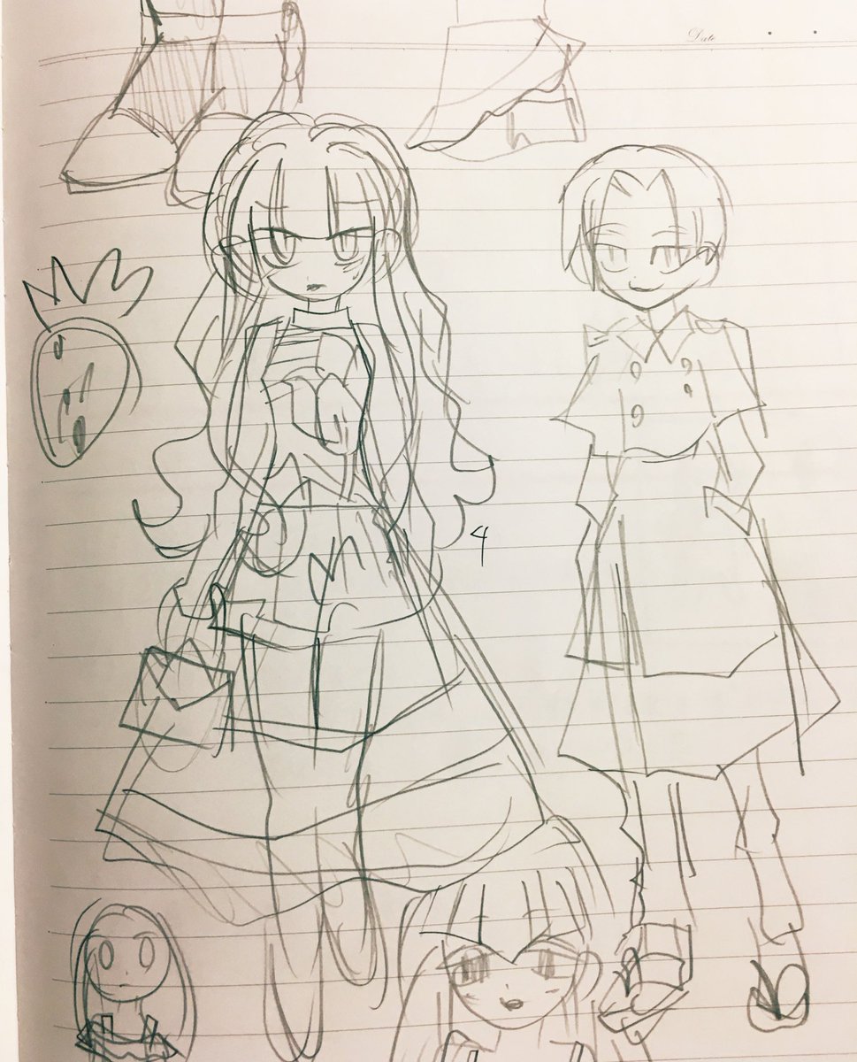 #らくがき #イラスト #1日1絵 #オリジナル #創作 #アナログ #日記 『熟睡安眠』 