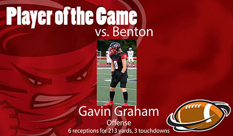 Congratulations to Gavin Graham on being named Cyclone Offensive player of the game vs Benton!