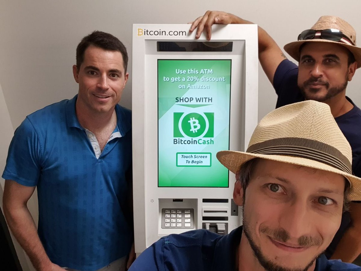 The very first #BitcoinCash ATM machines have landed! They will be ready  for the public to use to save on #Amazon via https://t.co/lxg87Yd5Rn  shortly. https://t.co/QqGctilqAf #Caribbean