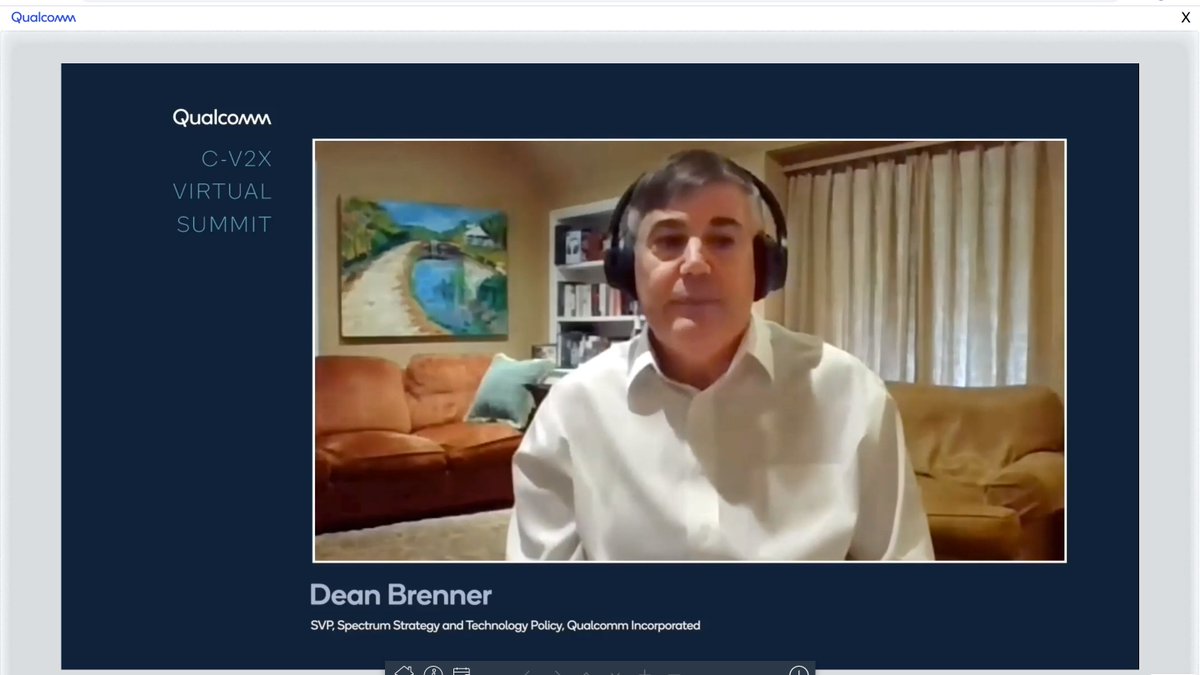 FCC unanimously voted 5-0 to allocate 30MHz of 5.9GHz spectrum to CV2X. 5.9GHz aligns US spectrum to rest of the world. -<a href="/Qualcomm/">Qualcomm</a>'s SVP Dean Brenner #CV2XSummit