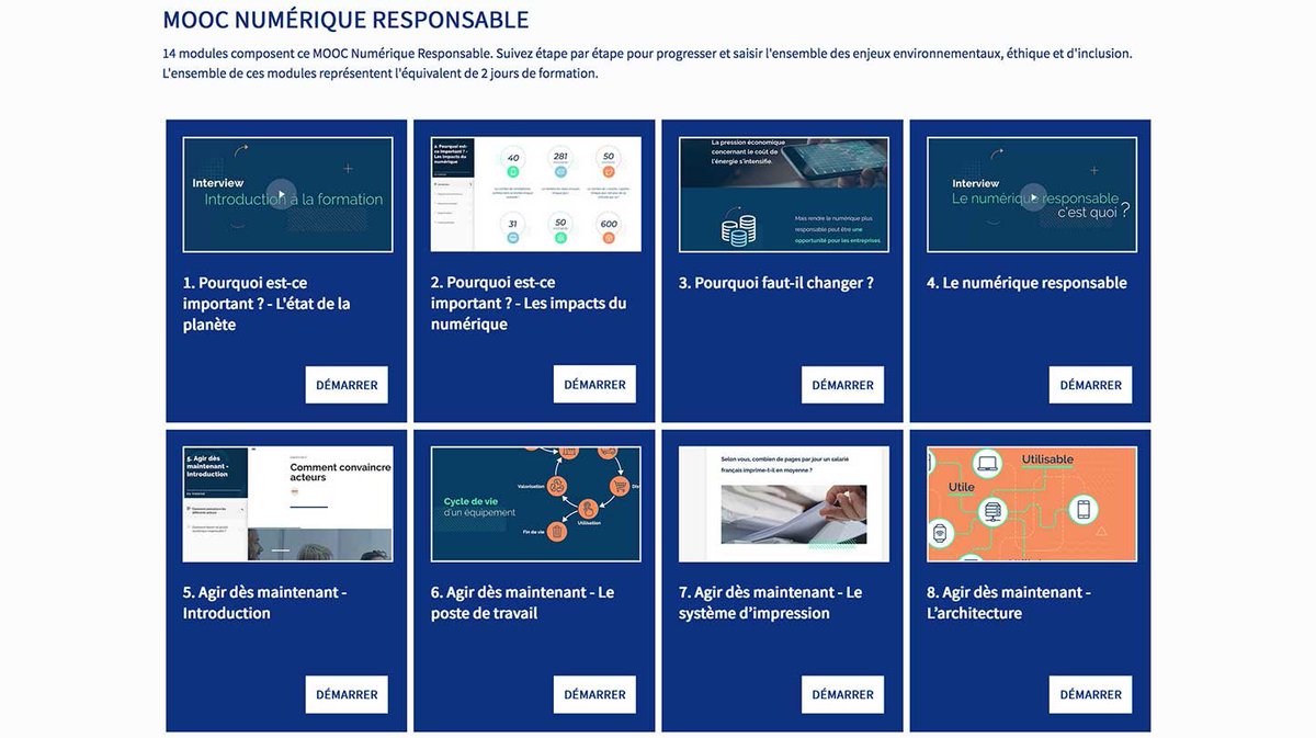 sfouille's tweet photo. 🎯 LANCEMENT du #MOOC #NumeriqueResponsable co-construit par l’@institutnr &amp; ses partenaires dont #Capgemini.

14 modules équivalant à 2J de #formation pour saisir les enjeux environnementaux, #éthique et d'#inclusion du #numérique.
#RSE 

Ouvert à tous 👉🏻 https://t.co/J5qCJzDPTy https://t.co/wjxfp5prxf
