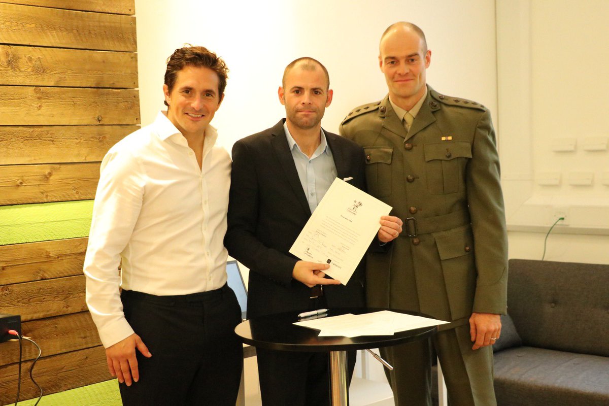 imployable's tweet photo. As a company founded by #RoyalMarines #Veterans we are extremely proud to support the Armed Forces Covenant and collect our Silver Award. Next year it’s gold 💪 https://t.co/y5KIcrx92d
