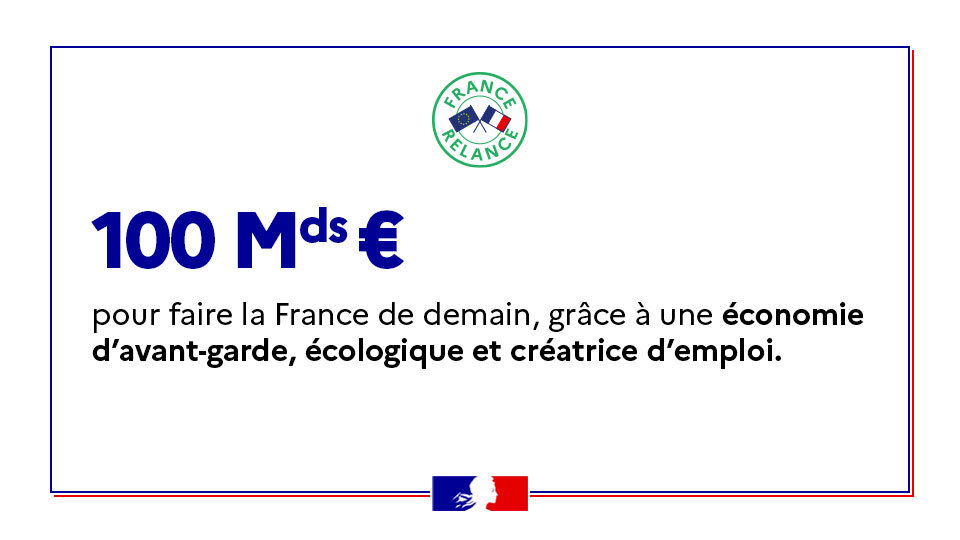 Prefet94's tweet photo. #FranceRelance 

Le #PlanDeRelance du @gouvernementFR de 100 milliards d'euros pour le redressement de la France 🇫🇷 avec 3 axes principaux : 
👉 Écologie 
👉 Compétitivité 
👉 Cohésion 
La relance sera verte, sociale et territoriale.

ℹ️ https://t.co/2JZ1tbrqOD https://t.co/EqKYQJcCcl