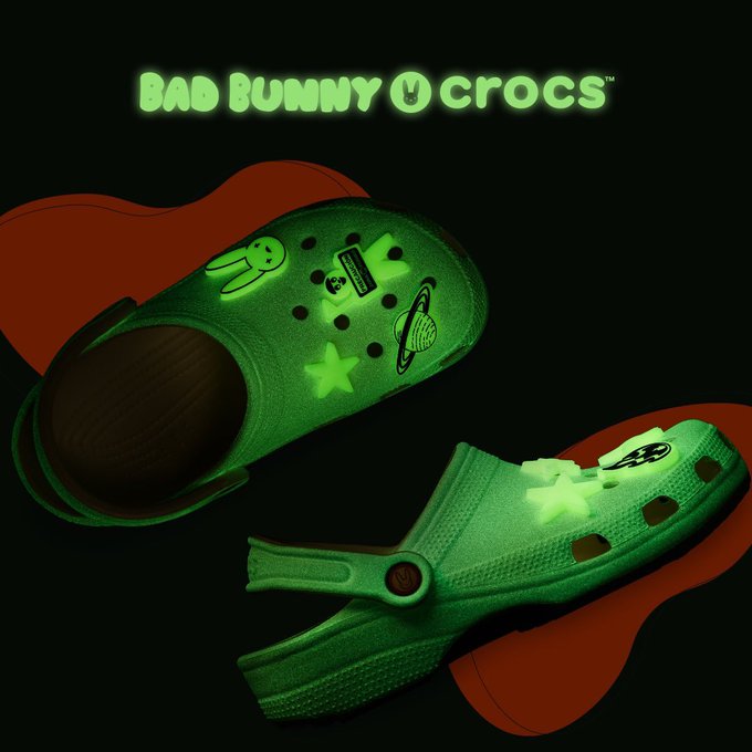 bad bunny crocs finish line