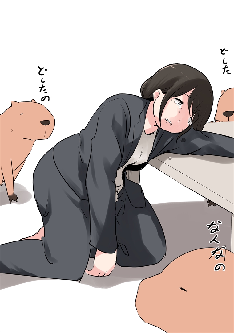 格ゲーのキャラを一瞬だけ描いてあとはカピバラ
#今月描いた絵を晒そう 