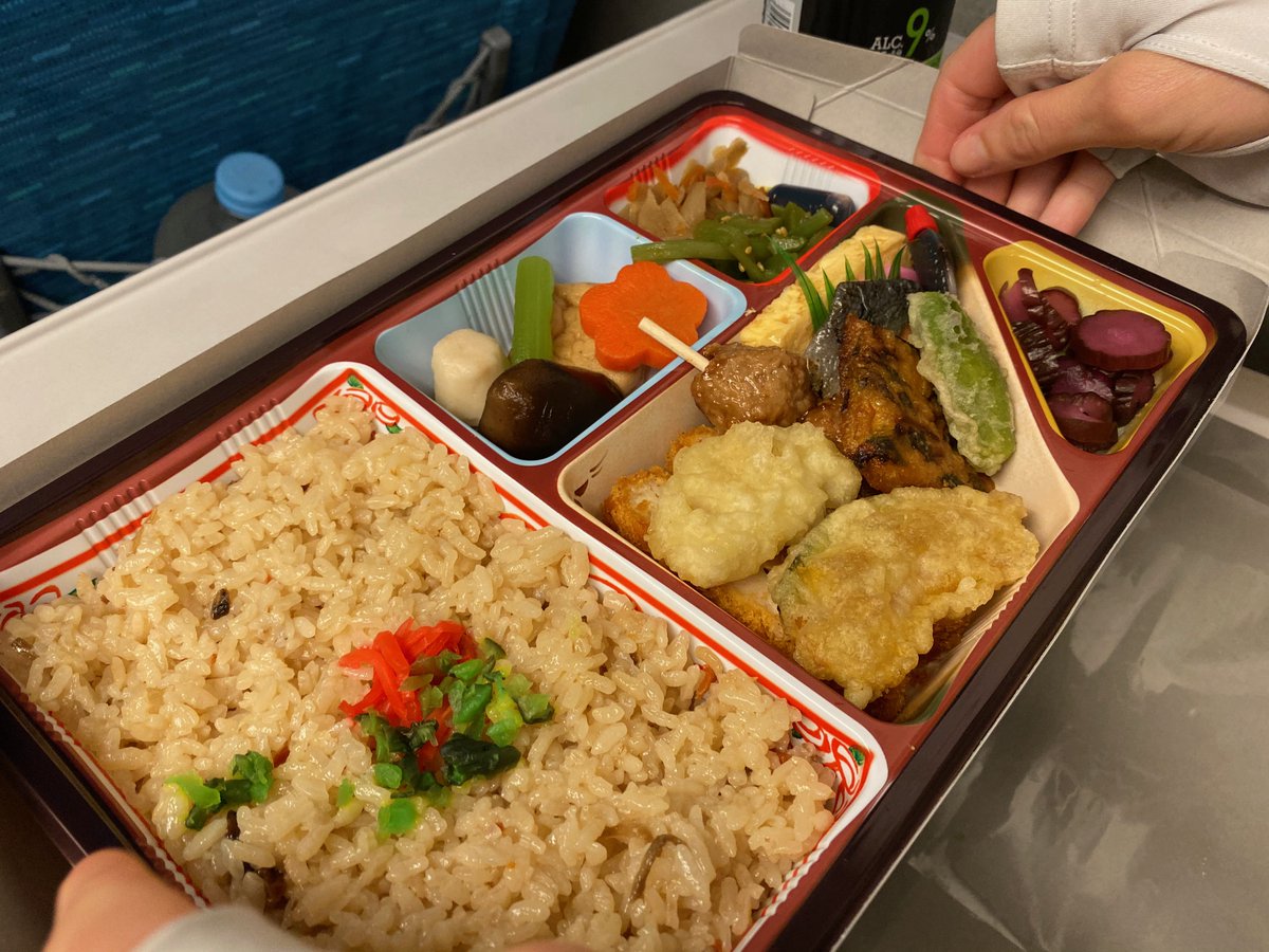 Another tradition that celebrates Japan's train culture is eki ben (station bento boxes) that are prepared daily and sold at every major station, often paired with day-drinking on shinkansen bullet trains