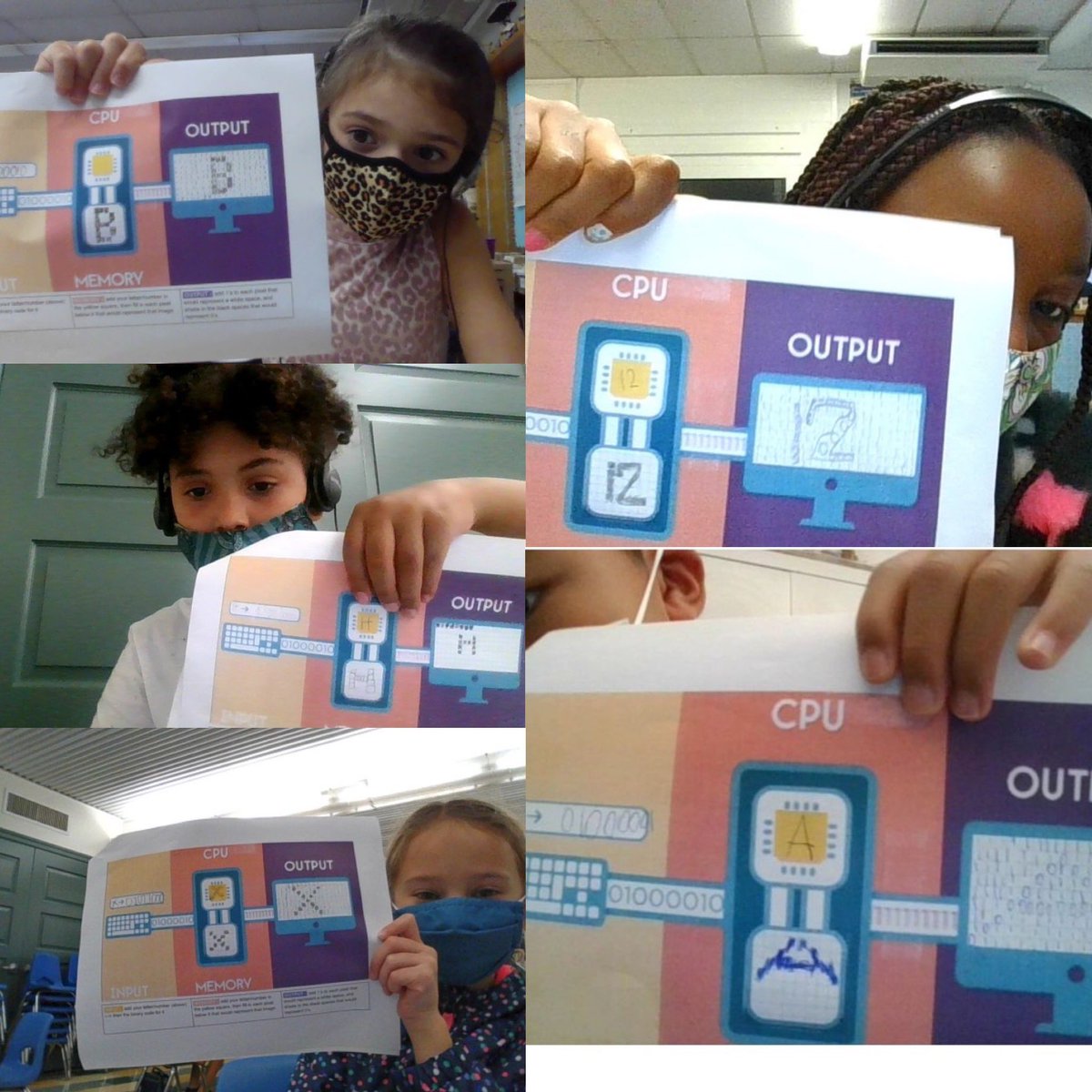 CodingKaplanMFS's tweet image. As I try my best to balance screen time during class, I realize how tough it is to do that being 1) a remote teacher and 2) a coding teacher. We did find a fun way to practice “unplugged” binary today! Great video from @codeorg helped! #3rdgradecoding