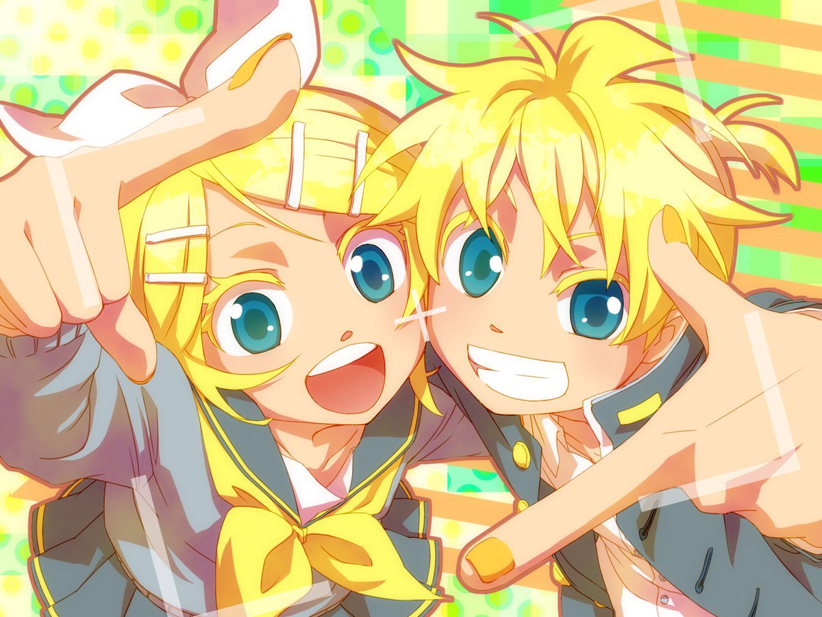 Rin & Len Kagamine //  @Ysanygo - [literally siblings]- big MUST PROTECC energy- music is **L I T**- minsan soft minsan AAAAAAAAAAAAAAA- Memes? Memes.- half energetic, half "asan kape/sweets ko?"- (( maybe lowkey wants to break things but can't because they'r responsible))