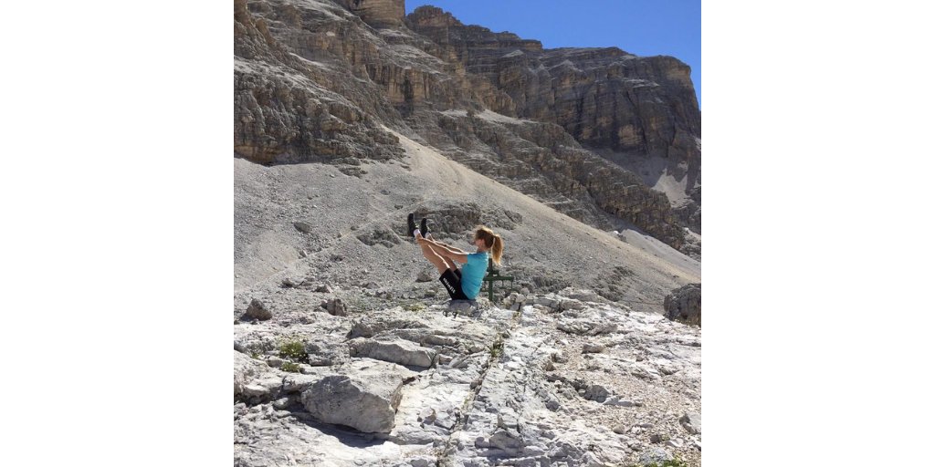 STOTT_PILATES's tweet photo. Merrithew™ Lead Instructor Trainer Michaela was in the Dolomite Mountains in Italy recently and of course she made some time to do #Pilates.
#PilatesTeaser https://t.co/1DSJciiwGC
