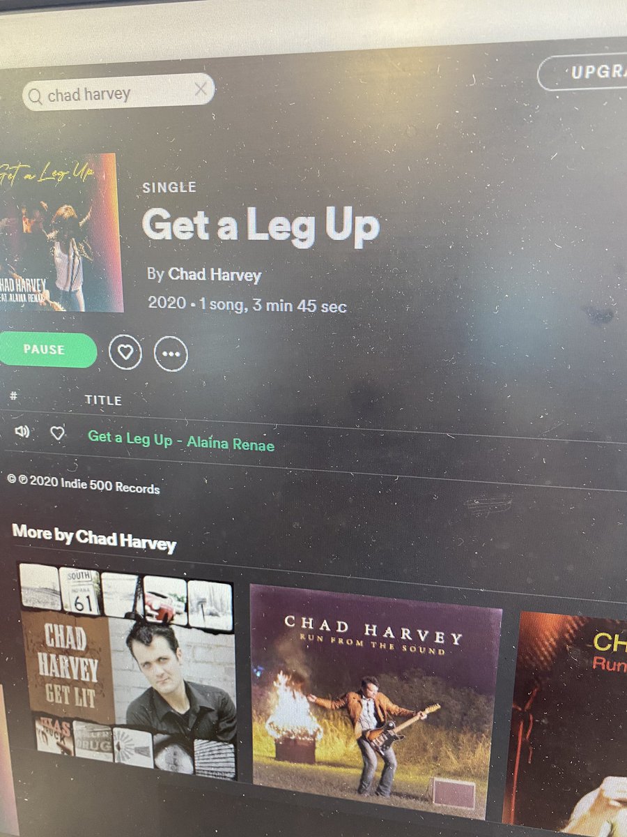 Listening to the new song by <a href="/Chad_Harvey/">Chad Harvey</a> and myself on <a href="/Spotify/">Spotify</a> . It sounds amazing!!! Check it out now