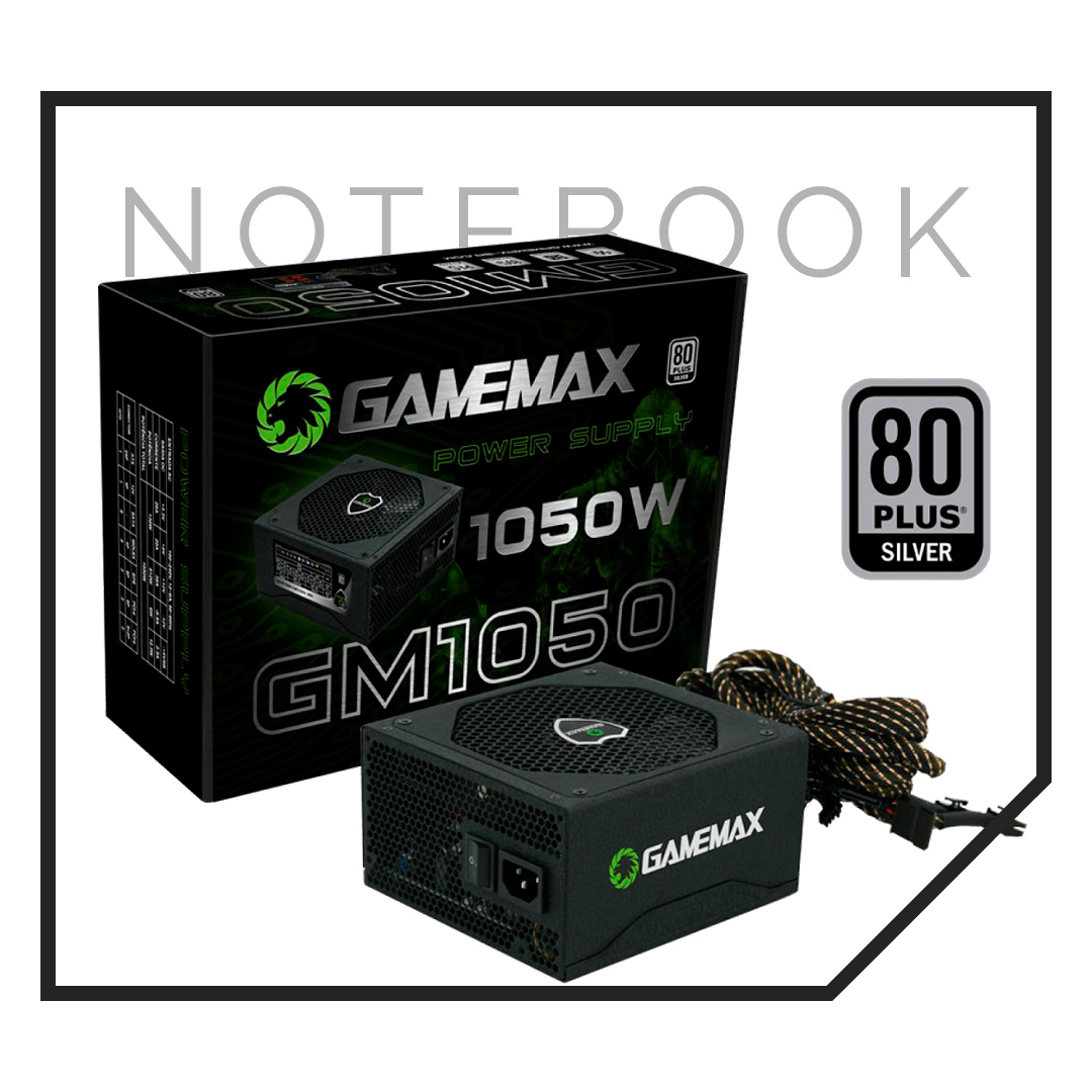 store_notebook's tweet image. Nos llego la línea de Fuentes de poder  ⚡GameMax 🦁
con certificación 80 ➕ Plus Silver.

Tenemos modelos de 500W / 550W / 600W / 650W / 800W / 1050W (todo en la sección Fuentes de poder)

#fuentesdepoder #psu #gamer #energiapura #watage
