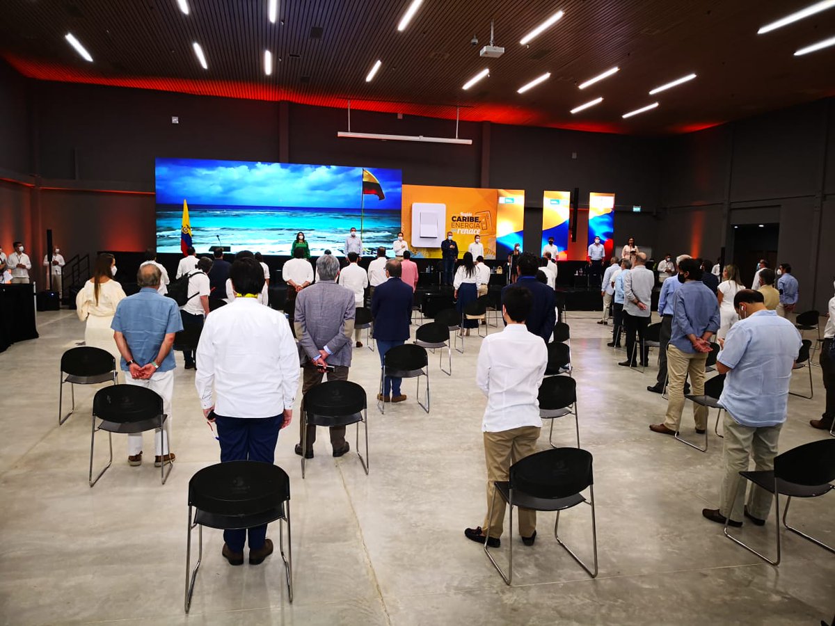 navendanog's tweet image. #EnergíaQueRenace | ¡Buenas noticias! Afinia y Air-e prestarán el servicio de energía a partir del primero de octubre en los siete departamentos de la región Caribe que representan cerca del 25% del mercado eléctrico del país. #EnVivo por bit.ly/TEnergiaCaribe