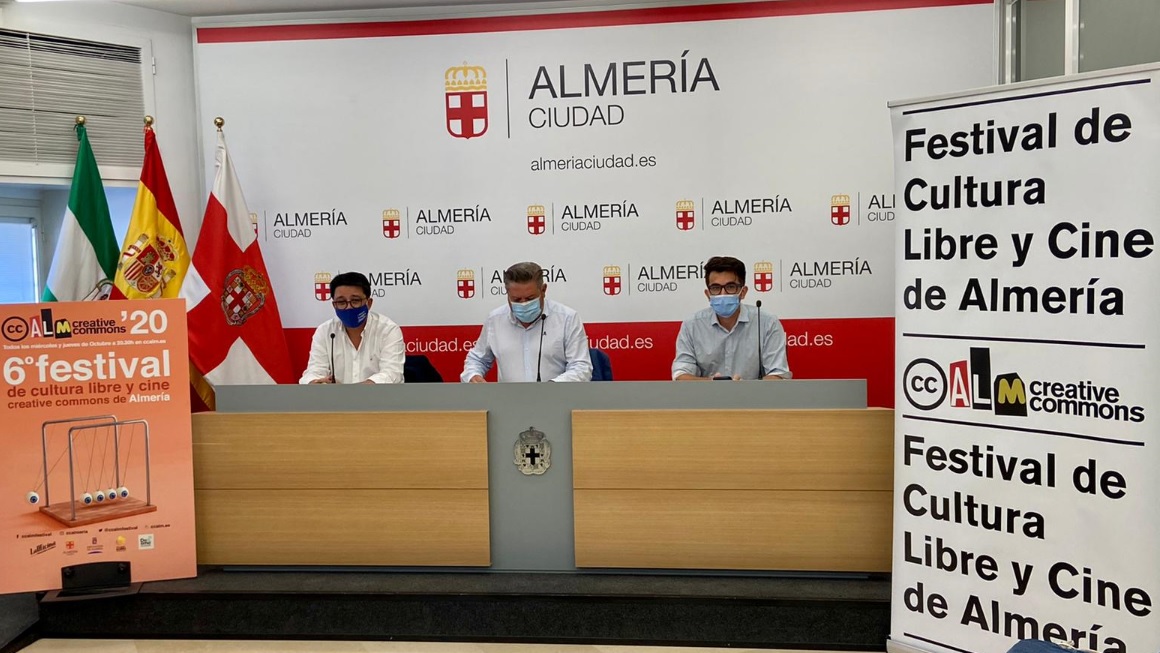 Presentación oficial del Festival de Cultura Libre y Cine <a href="/ccalmfestival/">ccALM</a> de <a href="/laoficinalmeria/">A.C. LaOficina</a> que apoyan <a href="/aytoalm/">Ayuntamiento de Almería</a> y <a href="/dipalme_almeria/">Diputación Almería</a> a través de <a href="/filmingalmeria/">Filming Almería</a>. “Este año aumenta la especialización, sobre todo en las mesas redondas y conversaciones”, 
wp.me/p59C01-cmN