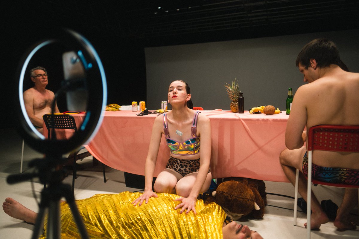 CrossDivides's tweet photo. Thank you everyone who helped create, organize and host, and attended Dollardaddy's EAST Premiere and Kaleidoscope of Childhoods exhibition. We are happy the play sold out and had an overwhelming success! See you next time in Tampere. Follow this page for more details #boldmaker https://t.co/Imr3qXEscx