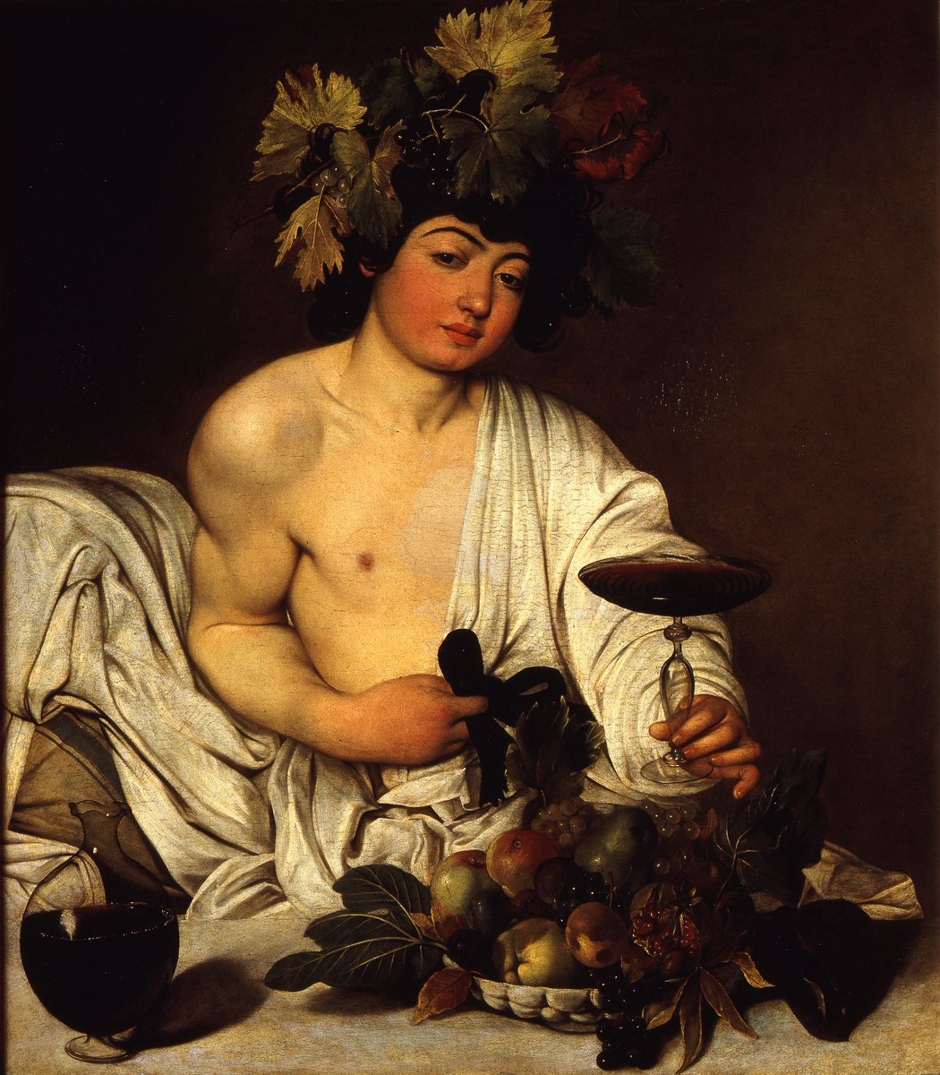 magnusgjoen's tweet photo. We're enjoying being in close proximity to @UffiziGalleries and masterpieces like this one by Caravaggio - born on this day in 1571 🍇🍷
Michelangelo Merisi da Caravaggio, 'Bacchus', 1596 - 1598.
#caravaggio #uffizigalleries #italianmasters #italianpainting #bacchus https://t.co/x3Tb30B6Iq