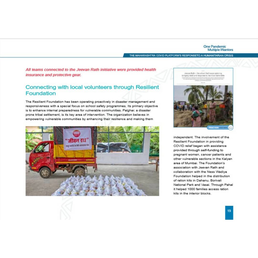 TheSSEIndia's tweet image. We are proud to share that our fellow @Bhupend93825283 Founder @resilient_the got featured in the coffee table booklet of @UNICEF for their work during COVID-19 where they partnered with #JeevanRath initiative coordinated by @UNICEF &amp;amp; @RISEInfinityF with 55 other partners.