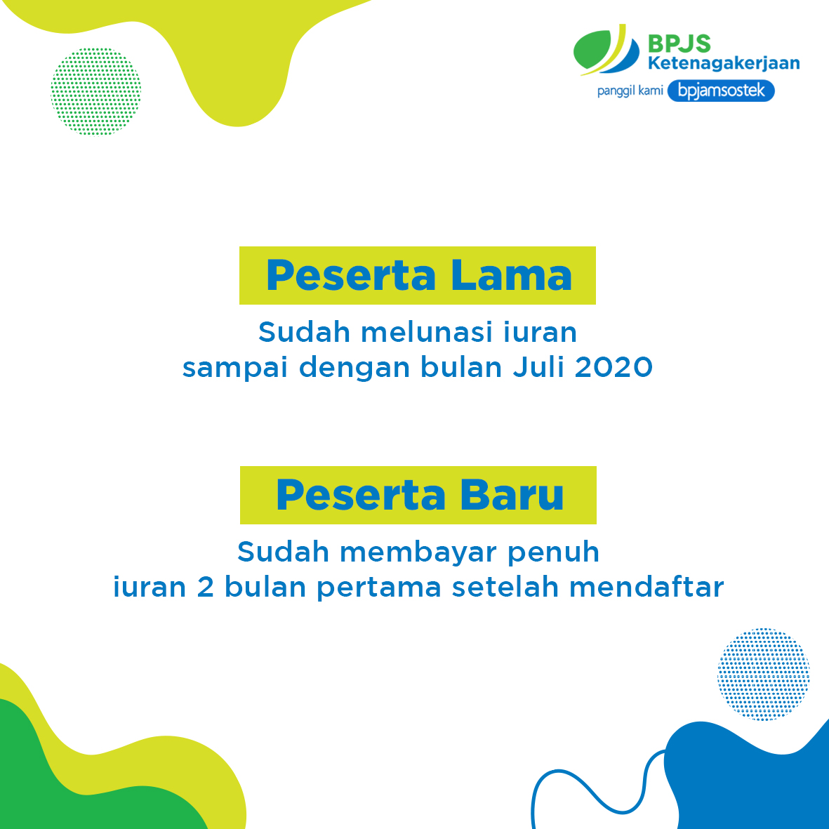 BPJSTKinfo's tweet image. Coba dipastiin lagi ya guys, apakah kamu sudah memenuhi syaratnya untuk bisa menikmati Program Relaksasi IURAN BPJAMSOSTEK😊