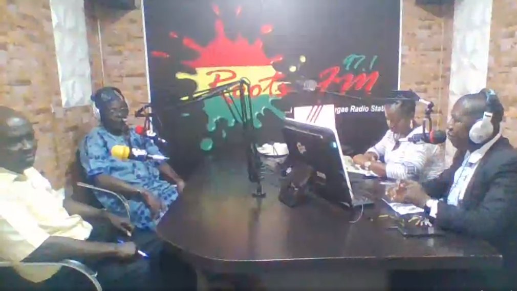 rootsfm9jah's tweet photo. #SQUARETALKS ON @rootsfm9jah WITH KUNLE ALAYE, FRANCA ALOY (ASST) & GUESTS DR. WASIU BELLO & HON. LANRE JAJI https://t.co/tmU6NUIJXH