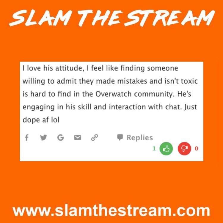 SlamtheStream's tweet photo. Looking for a new streamer to watch?! Come read some of the great reviews our members have been writing about their favorite streamers. Such as this one for @emonggtv 🤘

https://t.co/GSNPmqq723 #gaming #streamer #twitch #slamthestream #twitchstreamer #overwatch https://t.co/t1EHP5eQWi