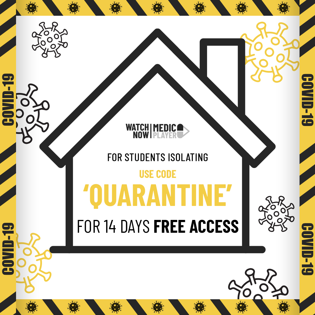 Are you a #student at #University and having to isolate? Get 14 days FREE unlimited medical based programming.

WATCH NOW!
medicplayer.com

#university #college #student #education #students #study #studentlife #school #universitylife  #studygram #COVID19 #Covid19UK