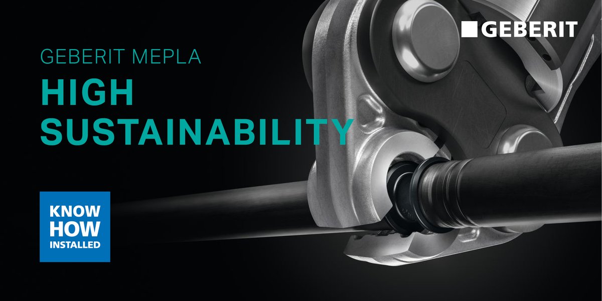 geberitpro's tweet image. The relatively thick aluminium layer in #Geberit Mepla multilayer pipes ensures a high level of sustainability and extraordinary mechanical strength. 

bit.ly/31YL3Eu

#Geberit #Mepla #Multilayerpipe #installationsystems #plumbingandheating #construction