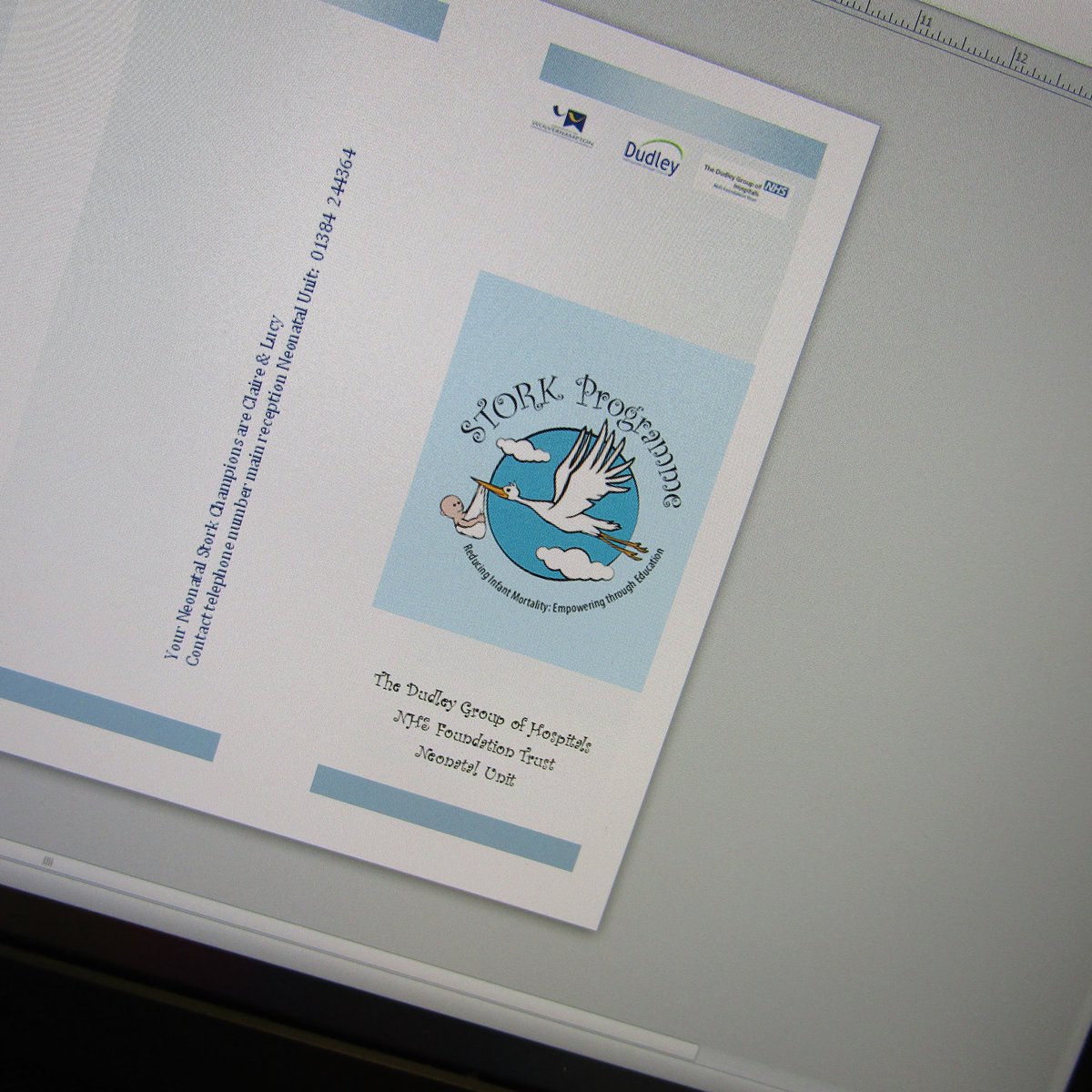 DudleyStork's tweet image. Final tweaking of the new poster and leaflet for families &amp;amp; staff by @Claire5Louise and @Lucy_thomas_  getting ready for launch of @STORKprogramme @NeonatalOf @_tpillay @LetsgethealthyD @DudleyGroupNHS @LullabyTrust @drljorchard 
#STORK #drivingquality #Dudleybabies