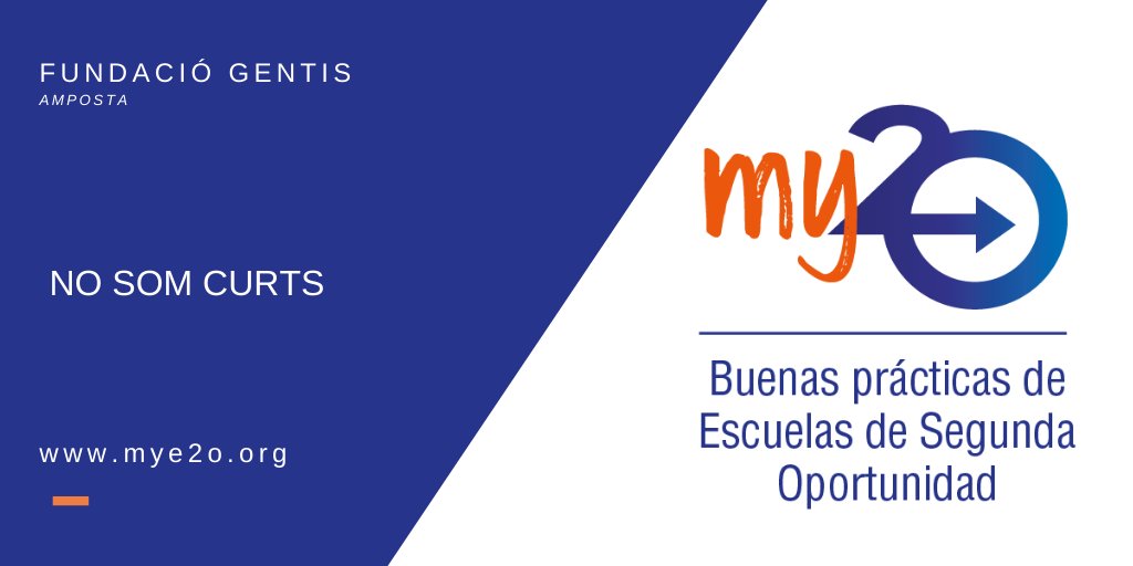E2OEspana's tweet photo. Esta semana en #MyE2O presentamos "No som curts", una buena práctica de @FundGentis basada en una serie de cortometrajes que contribuyen a concienciar sobre distintas problemáticas sociales. Más info: https://t.co/5XFxipFtUH https://t.co/iNHDQEo6Uw