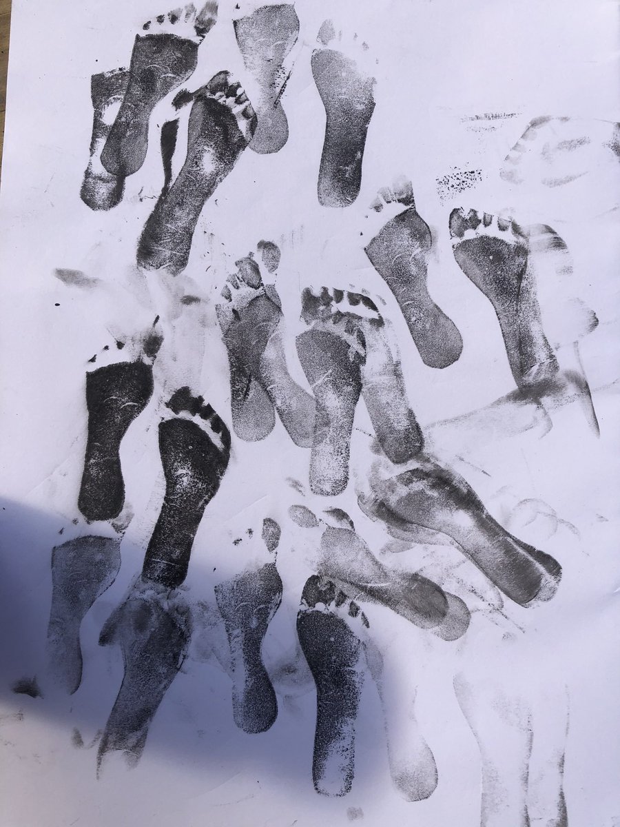 So much fun working with <a href="/JodieSilverman/">Jodie Silverman</a> for the #collaborateproject I made a stamp and made my mark on the world <a href="/CartwheelArts/">Cartwheel Arts</a> #carbonfootprint