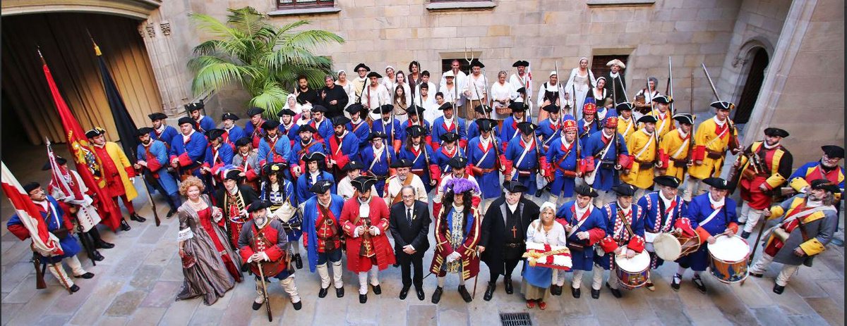 En defensa de les Llibertats, les Lleis i les Institucions de Catalunya, avui igual que al 1714, Miquelets de Catalunya en suport del MHP Torra