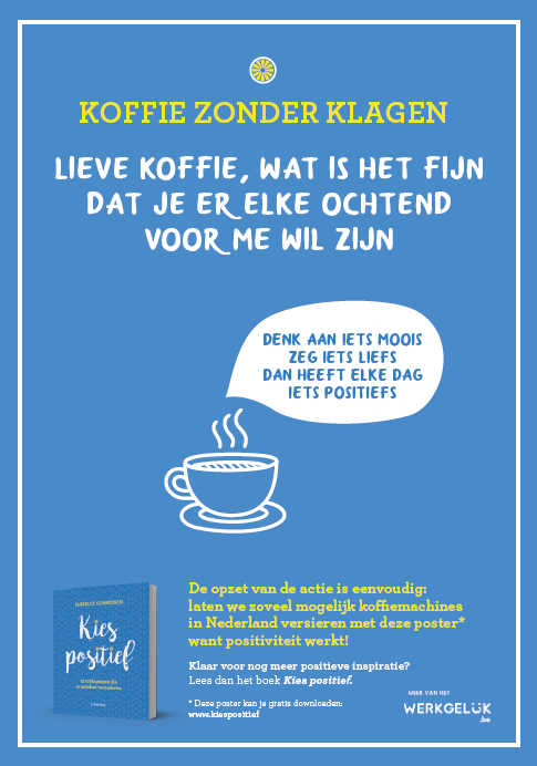 Positiviteit heeft niets te maken met blind zijn voor het negatieve in je omgeving. Het betekent wel dat je er bewust voor kiest om op een positieve manier in het leven staan. koffie-plus.nl