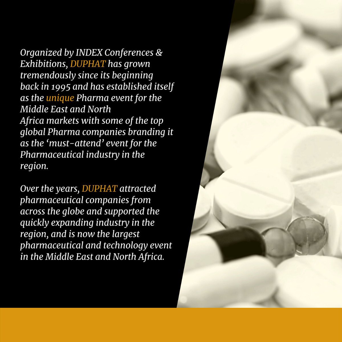 index_dubai's tweet photo. A testimonial from one of the valued exhibitors at DUPHAT! Share your favorite DUPHAT moments with us below!
.
.
#indexdubai #index_dubai #duphat #duphat2020 #pharma #pharmaceuticals #pharmacist #pharmacistlife #eventsplanning #eventsorganizer #dubai @DUPHAT_UAE https://t.co/hKUyR0mfNZ