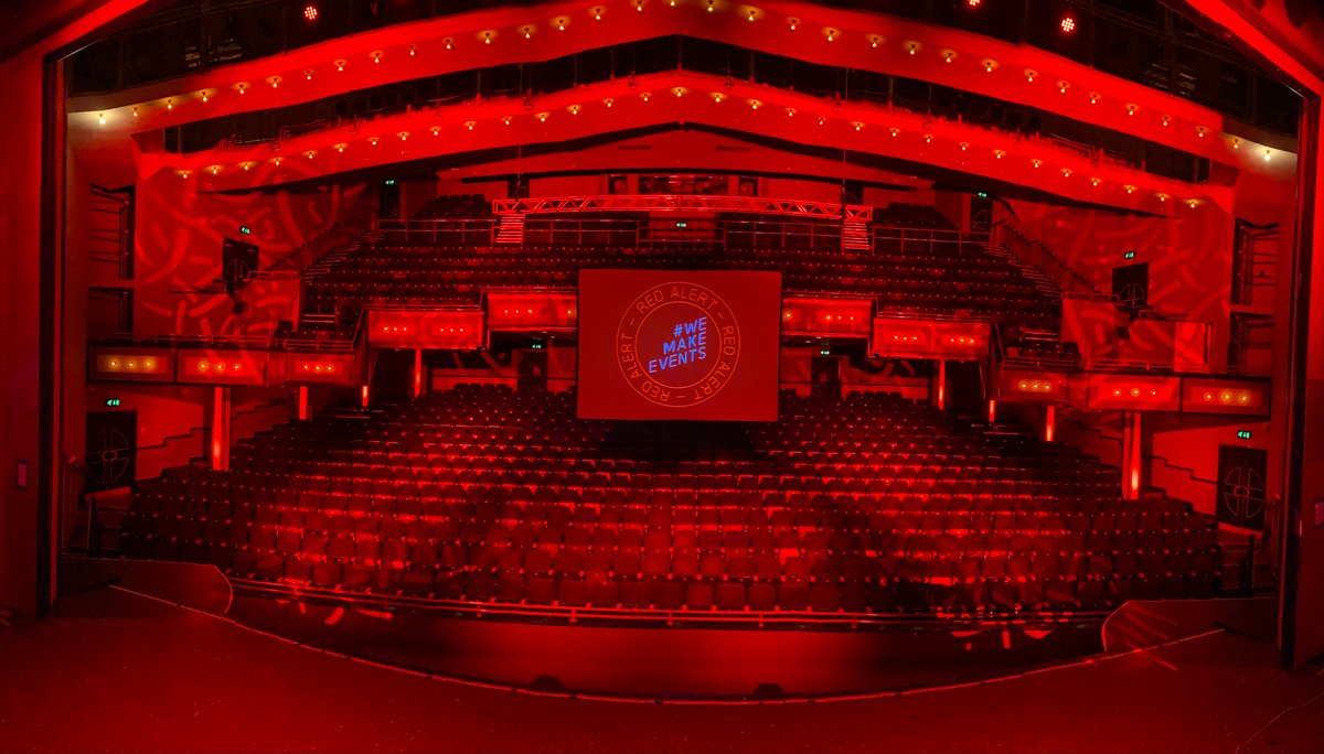 We at the Rhyl Pavilion Theatre, as part of Denbighshire Leisure Ltd, are proud to take part in the Global campaign for #WeMakeEvents, turning the Pavilion inside and out red at 8pm. We hope to welcome you back to Rhyl Pavilion soon, when it is safe to do so. #LightItRed https://t.co/wuJ1PNTmbz