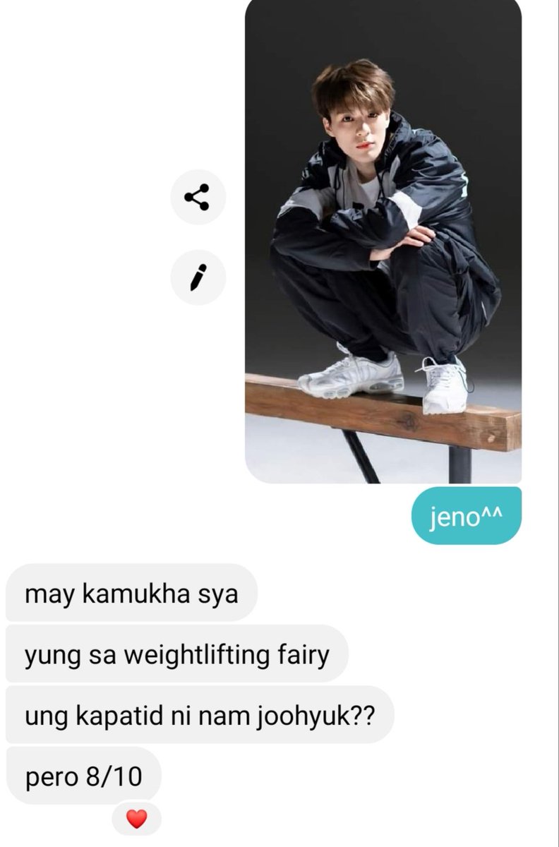 — jenokamukha ba ni jeno?? parang di naman diba HAHSHAHA