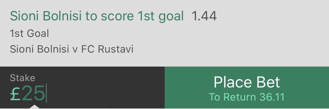 TipsDeadly's tweet photo. £25 > £1000 MEGA
Bet 1📝
Georgia Erovnuli Liga 2⚽️
Smash ❤️ when your on! 
Lets take this all the way! https://t.co/66HYj6NvSt