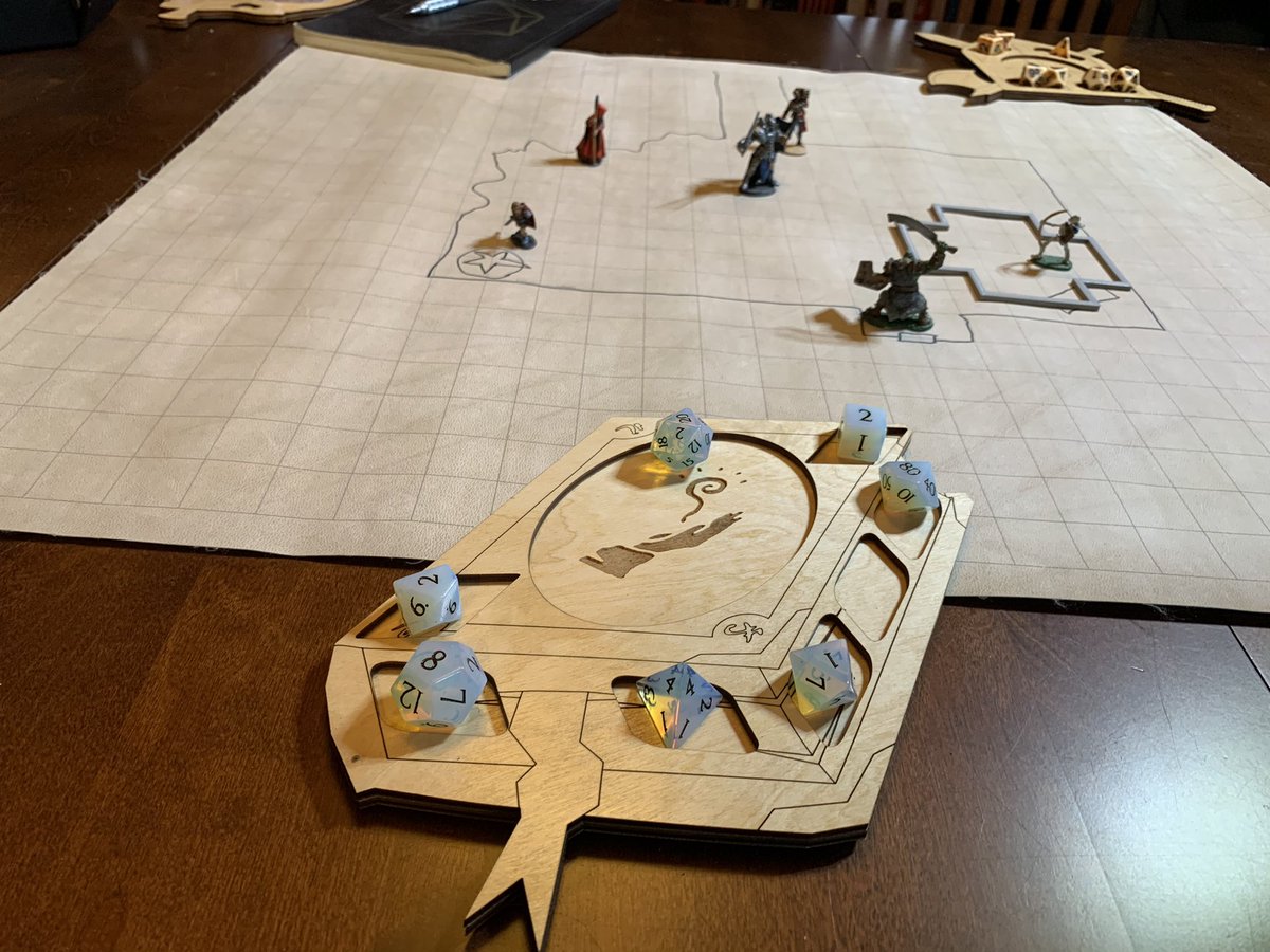 Gemstone dice on the wizard Weapon of Choice. kickstarter.com/projects/craft… 
What is your weapon of choice in your games?