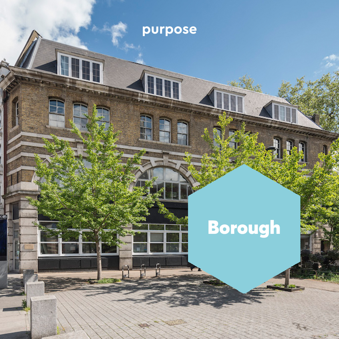 Borough High Street is another location of ours that is favoured by office and tech based businesses, situated right outside the Borough underground station and a 7 minutes walk from London Bridge station. 

And for the foodies, Borough Market is just under ten minutes away!