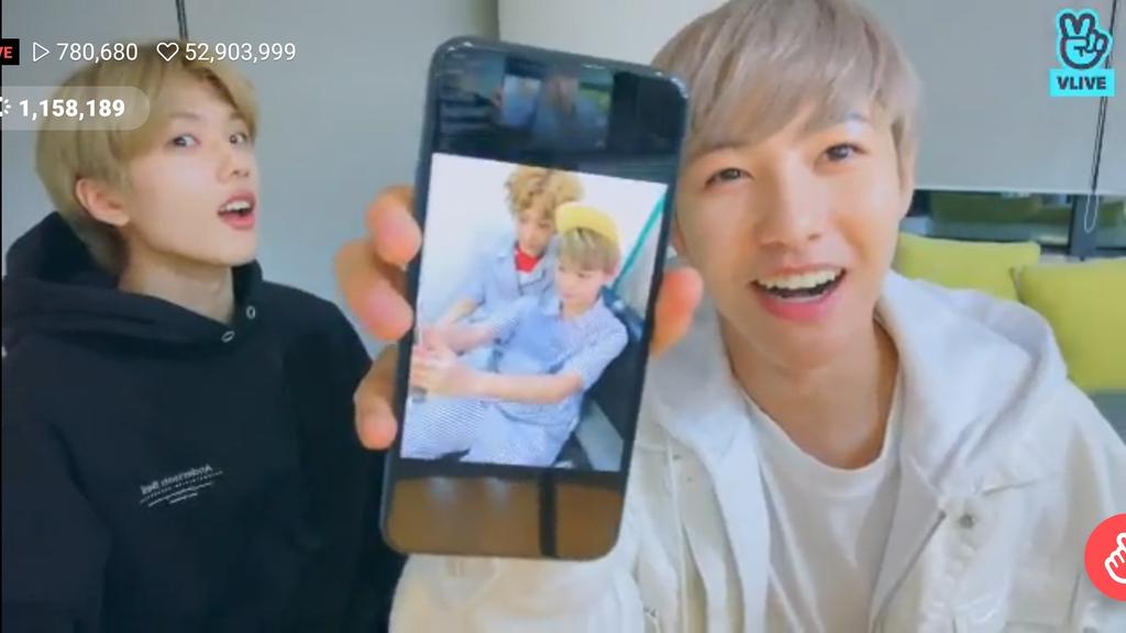 renjun showed a picture of jisung and chenle during chewing gum mv filming and said that they looked so cute awkwardly taking a selca together bc chenji weren't that close yet