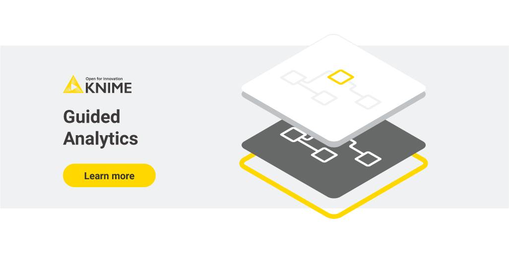 knime's tweet image. #GuidedAnalytics provides the ability to build applications with the appropriate levels of automation and human interaction at any stage of the #datascience life cycle based on task and business user requirements. More details of this #KNIME feature at bit.ly/3jxlSkv