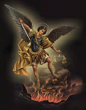 YleemPoblete's tweet photo. ... and do thou, O Prince of the Heavenly host, by the power of God, thrust into hell Satan and all the evil spirits who prowl about the world seeking the ruin of souls. Amen. #Archangel #SaintMichael #ArmorOfChrist https://t.co/vpj5Z3wO7G