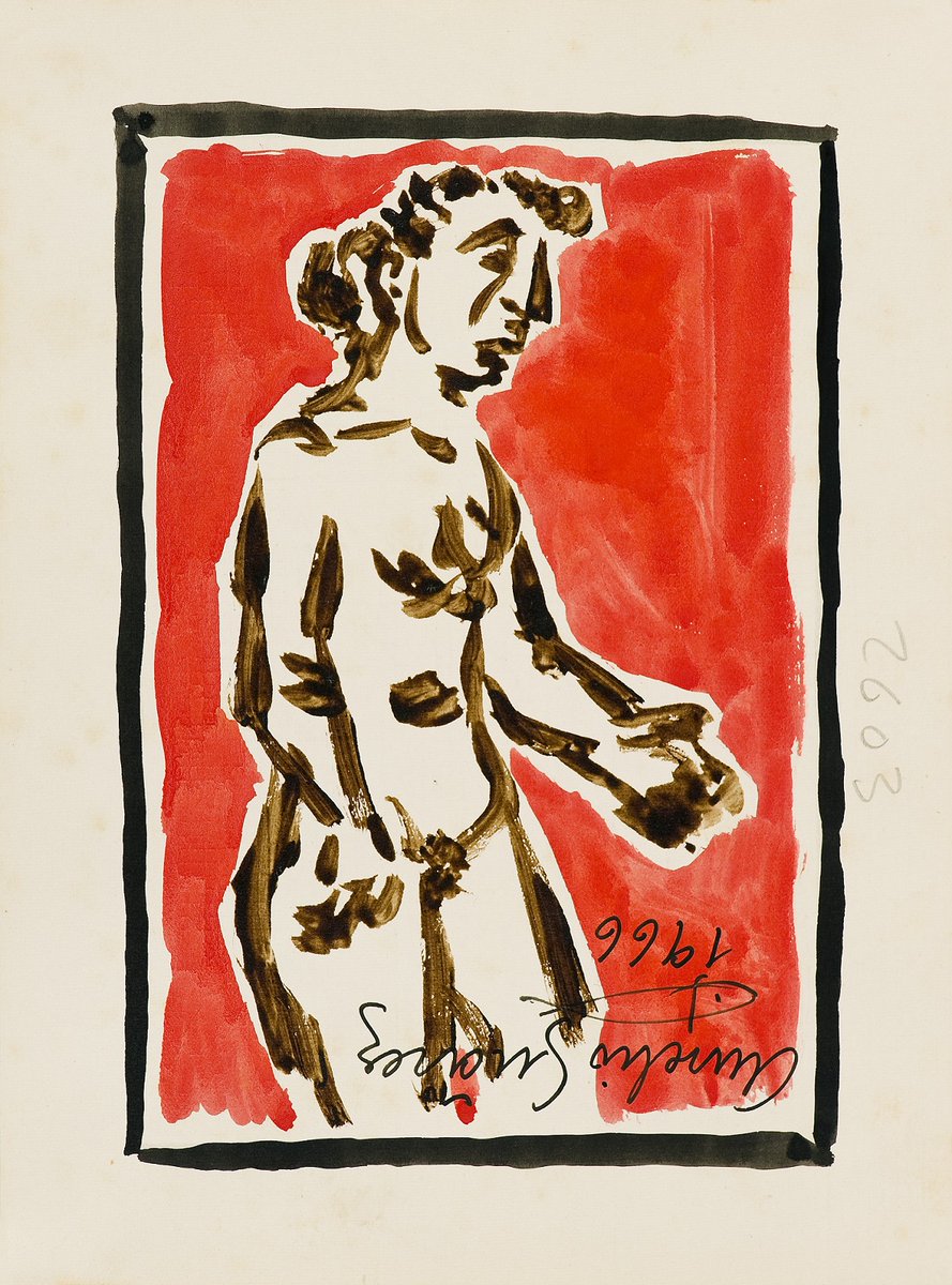MuseoAnton's tweet photo. Hoy, Gonzalo Suárez Pomeda,  hijo del pintor gijonés Aurelio Suárez, ha donado al Museo 3 obras de su padre. https://t.co/nnY3a4JdFy