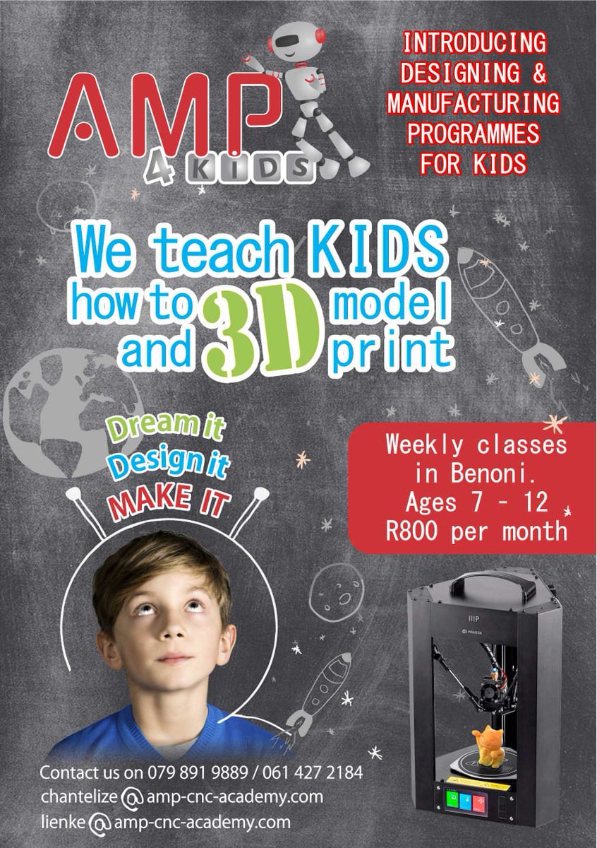academy_amp's tweet photo. Advance Manufacturing Program for kids! Here at AMP we start them young, that way they have more fun while developing. Book your kid's spot today.
#3dmodeling #3dprinting #AMP4kids #AMP https://t.co/BxbaHwXqmp
